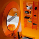 Зеркало Laufen Kartell 3.8633.1.082.000.1 оранжевый пластик фото 1